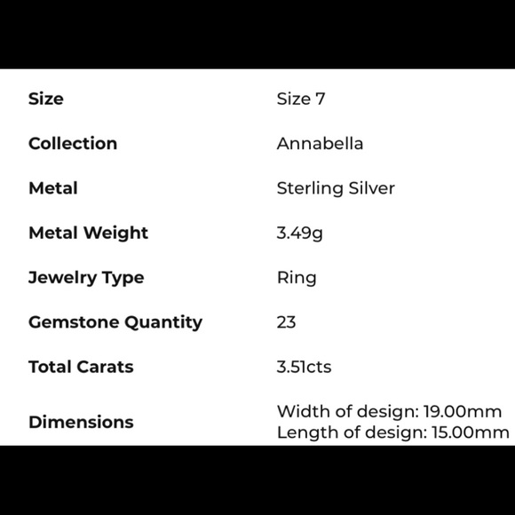 Rose De France Amethyst ring sz 7 new - Picture 6 of 8